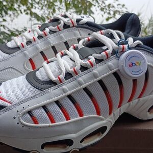 Nike Athletic Shoes - White, Red, Black